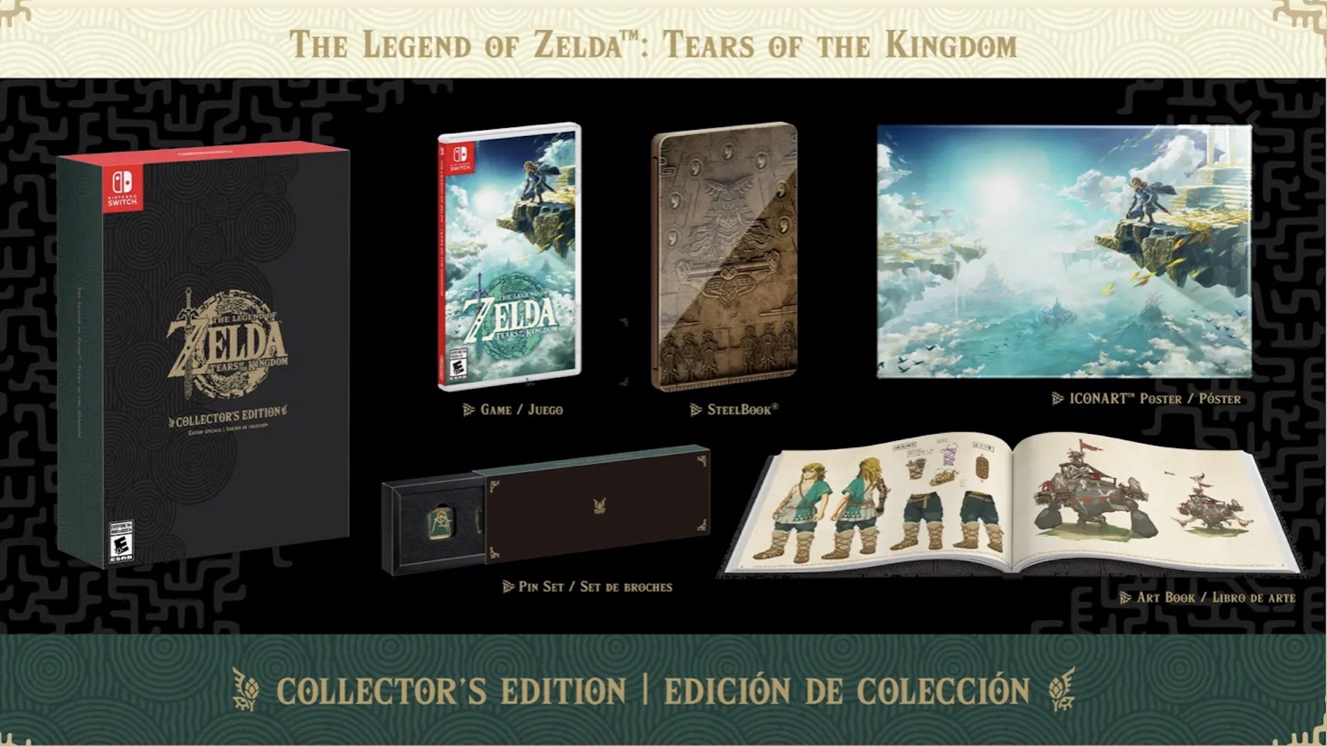 Коллекционное издание The Legend of Zelda Tears of the Kingdom