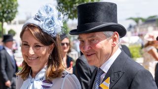 Carole Middleton and Michael Middleton attend day two of Royal Ascot 2024