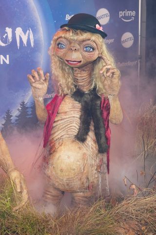 Heidi Klum dressed at E.T. for her 2024 Halloween costume