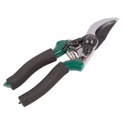 Green Blade Heavy-Duty Carbon Steel Secateurs - 20cm - Green