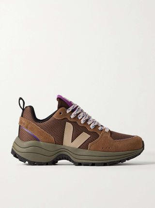 + Reformation Venturi Suede and Leather-Trimmed Alveomesh Sneakers