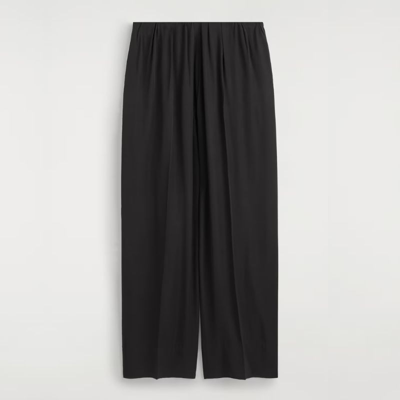 COS, black trousers
