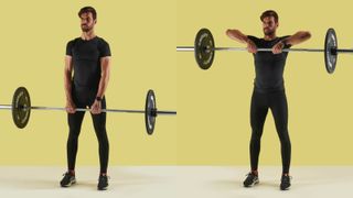 best shoulder exercises for home: upright row