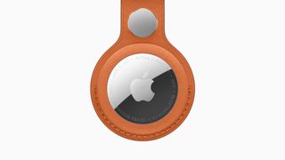 The 2026 Apple AirTag in a woven keychain case