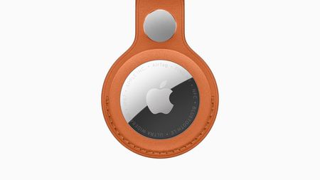 The 2026 Apple AirTag in a woven keychain case