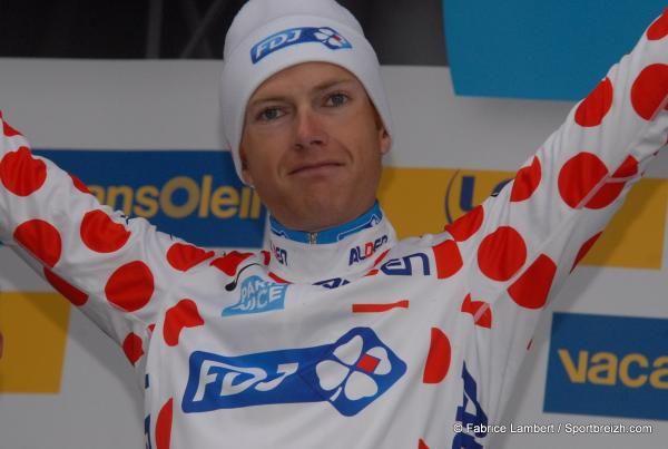R&eacute;mi Pauriol (FDJ) did not have his mountains leader's jersey threatened today.