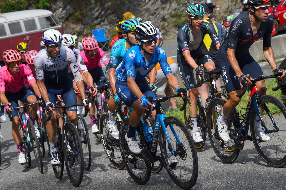 Tour de France 2021 - 108th Edition - 17th stage Muret - Col du Portet 178,4 km - 14/07/2021 - Miguel Angel Lopez (COL - Movistar Team) - photo Dario Belingheri/BettiniPhoto&Acirc;&copy;2021