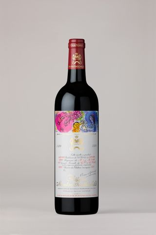 Château Mouton Rothschild label design by Marc Chagall