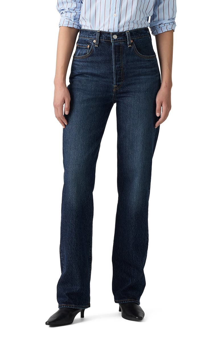 Ribcage High Waist Straight Leg Jeans