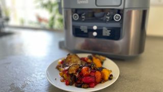 Ninja Speedi Air Fryer grilled vegetables