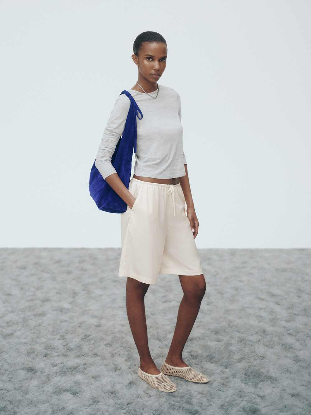 Reformation Sandy Satin Short