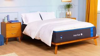 Nectar Hybrid Mattress on bed