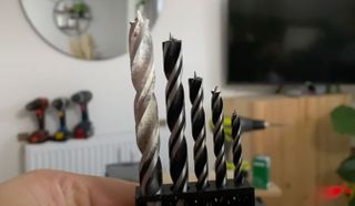 Using drills and different drill bits