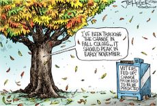 Political cartoon