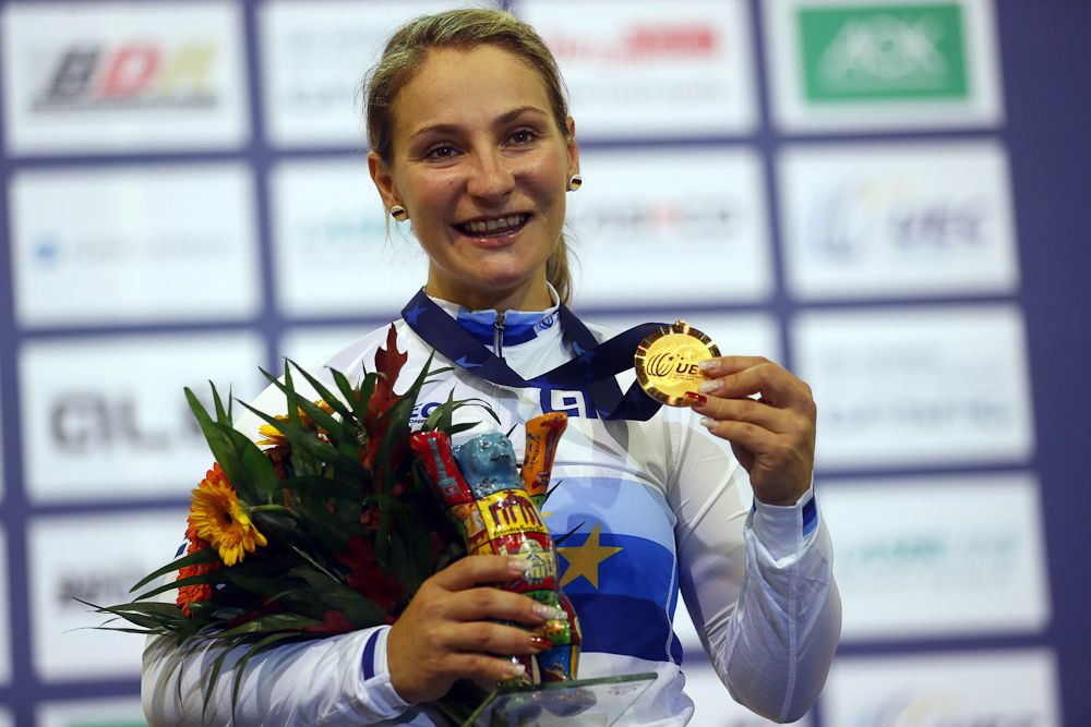 Sprint winner Kristina Vogel