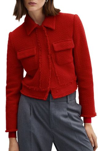 Crop Tweed Jacket