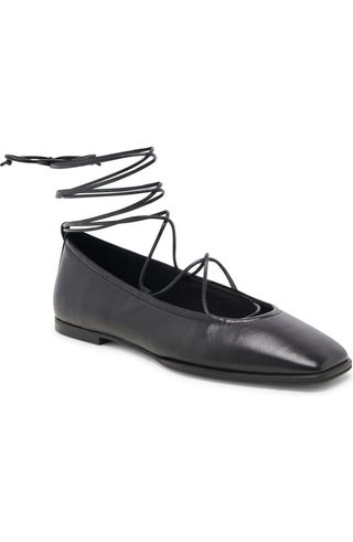 Rider Ankle Tie Ballet Flat