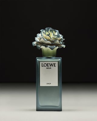 Loewe’s Agua Drop perfume with porcelain topper by Lladró