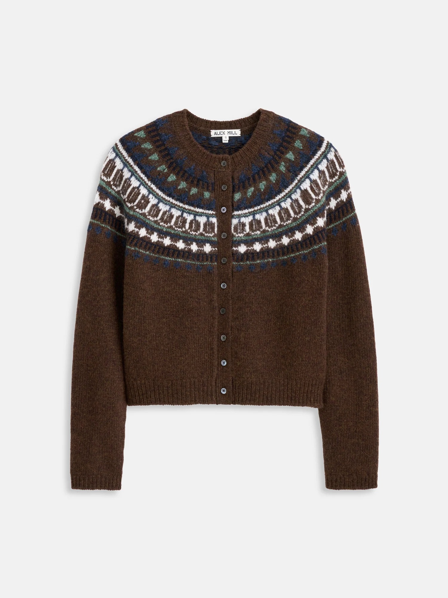 Alex Mill, Charlotte Fair Isle Sweater in Wool