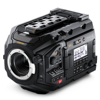 Blackmagic Ursa Mini Pro 4.6K G2| $5,995
Upping the electronics and recording capabilities of its Mini Pro predecessor, this pro-grade cinema camera&nbsp;brings an expanded control set and even more functionality. The G2 introduces an updated Super 35 4.6K sensor featuring 15 stops of dynamic range at 3200 ISO, a high frame rate recording of up to 300 fps, and additional recording functionality, making this a great choice to produce professional films.
US DEAL