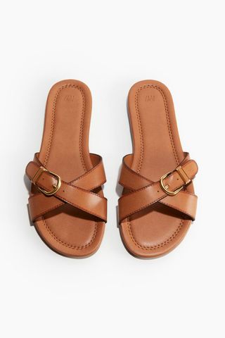 Buckle-Detail Sandals