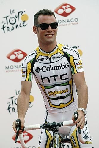 Mark Cavendish looking suitably cool given that he's in Monaco.