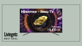 Hisense 75" U800GR 8K ULED Roku TV
