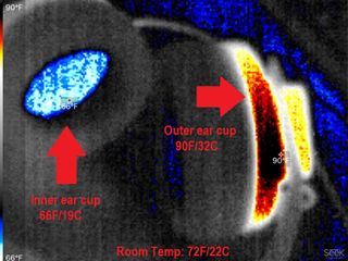 The thermoelectric cooling in effect on the HP OMEN Mainframe.