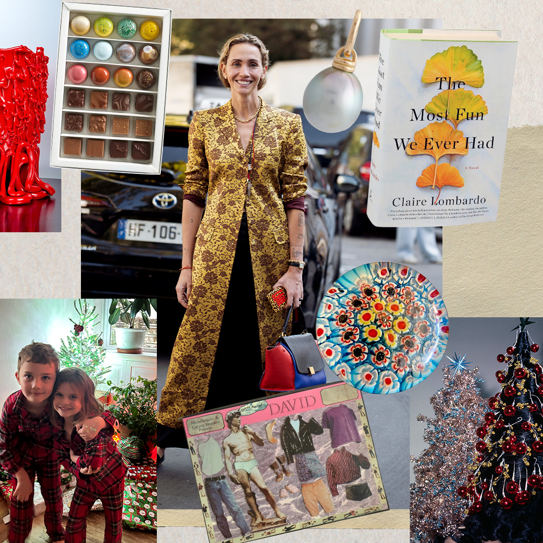 collage of holiday gift ideas from writer and EARL IRL store owner Laurel Pantin