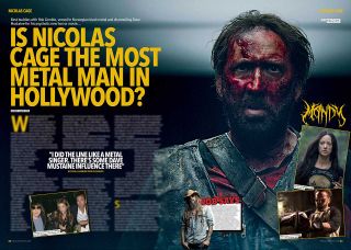 Nicolas Cage in Metal Hammer