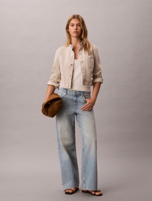 Low Rise Baggy Logo Jeans