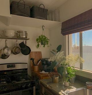 Small kitchen with plenty of storage