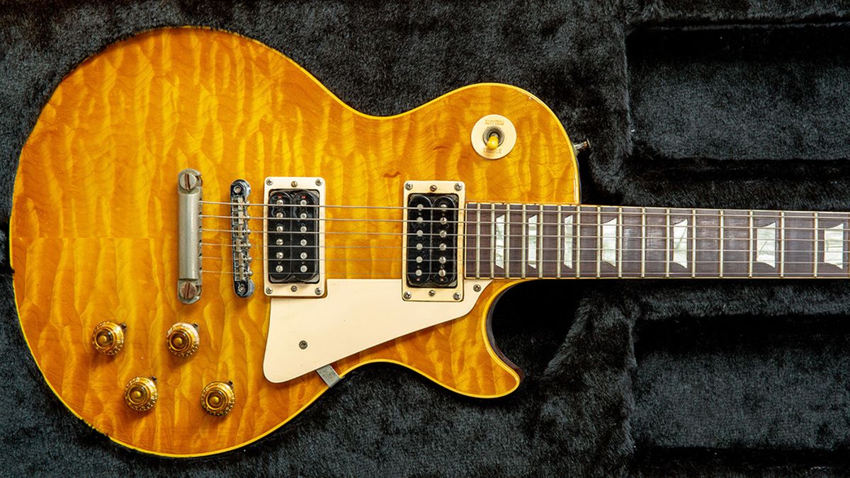 The Hunter Burst Gibson Les Paul body