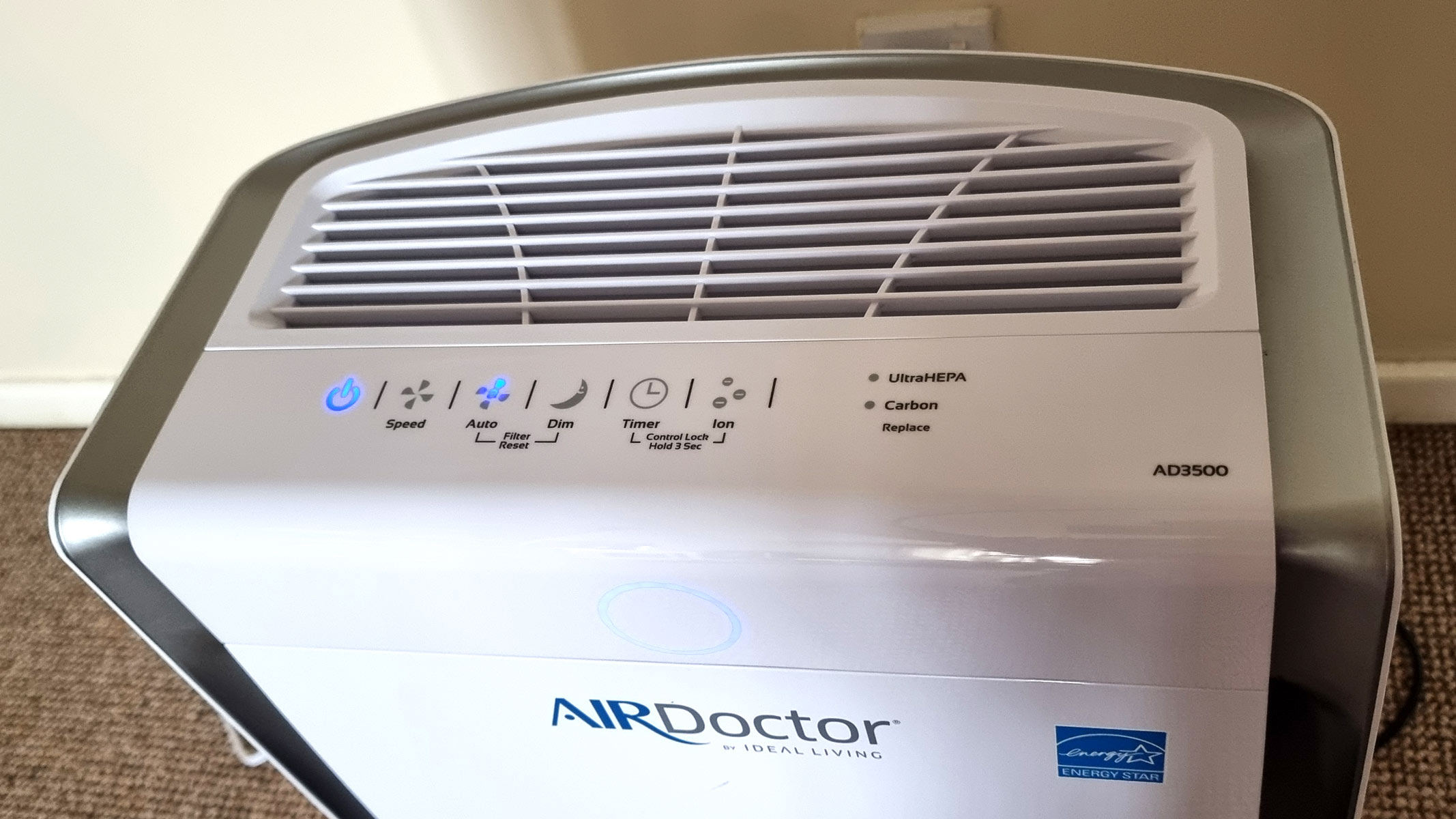 AirDoctor AD3500، منظر من الأعلى