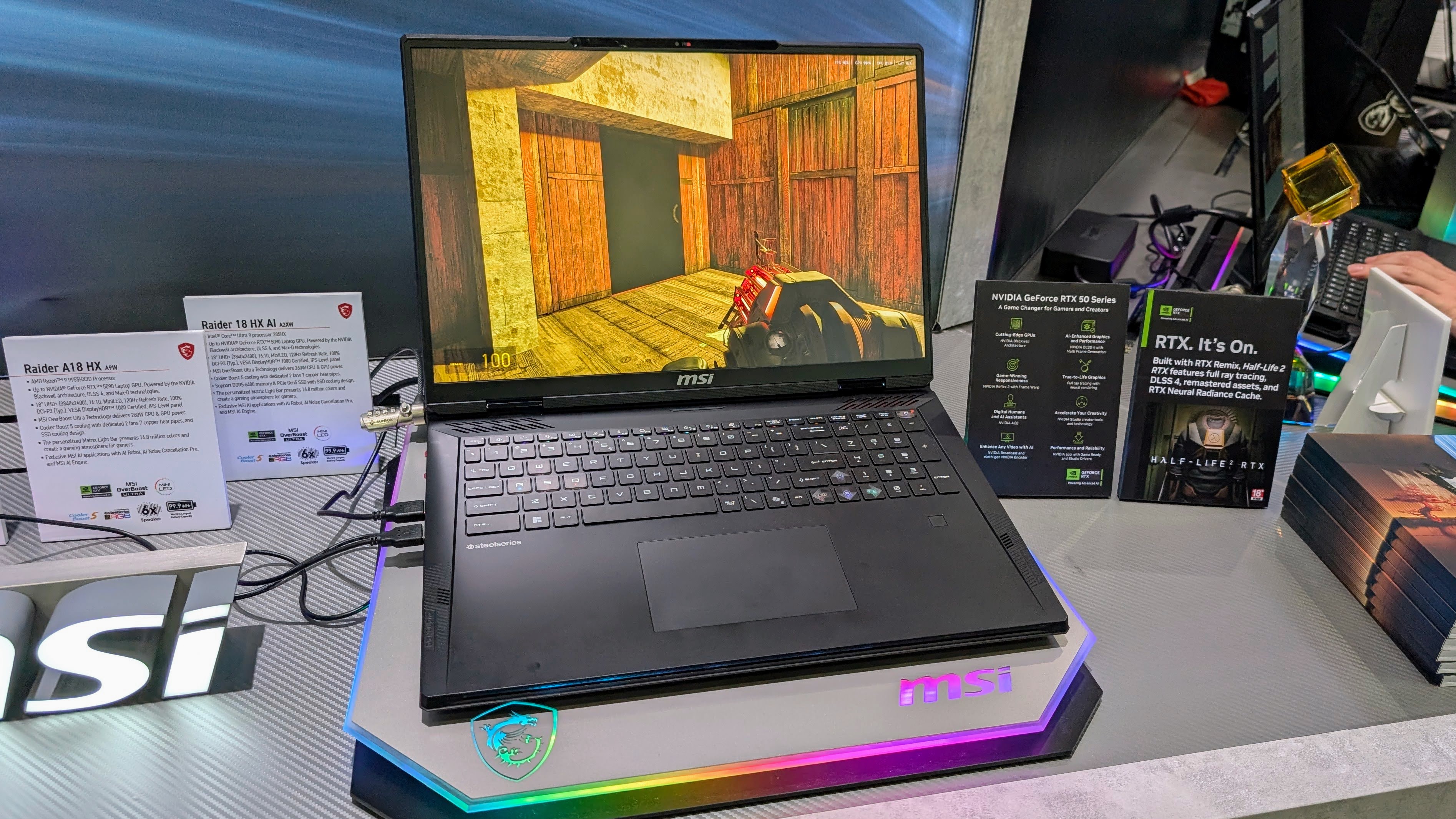 MSI Raider 18 HX AI at Computex 2025