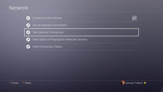 Check internet speed on PS4: PS4 test internet connection
