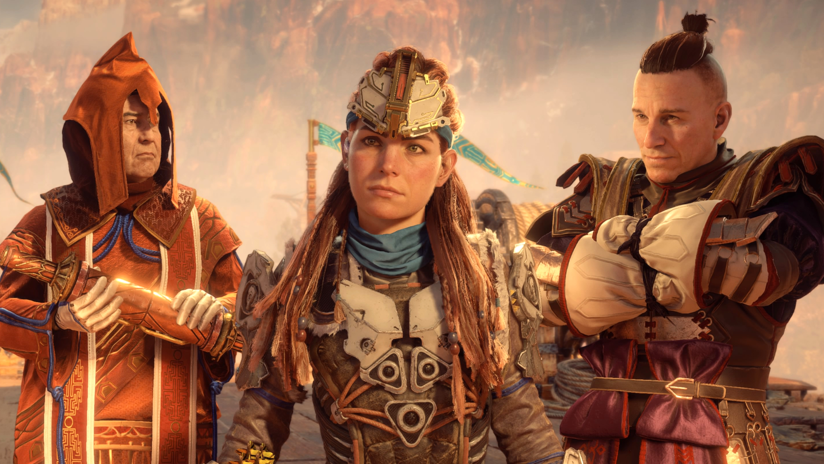 Aloy and other Horizon Forbidden West characters