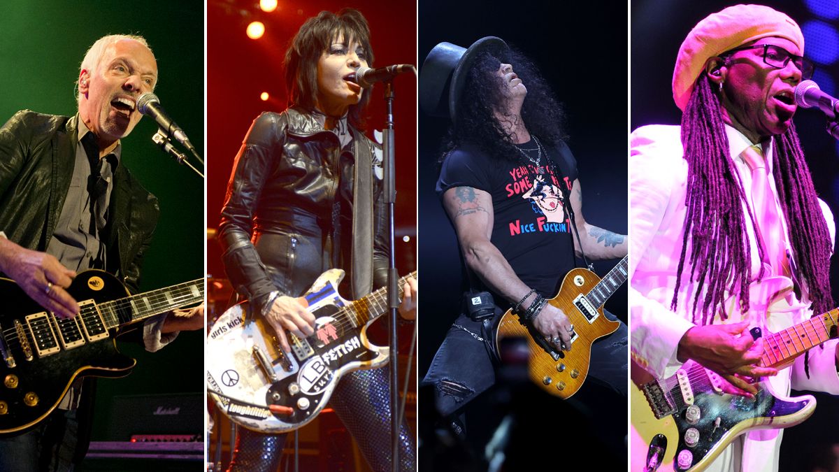 Peter Frampton, Joan Jett, Slash and Nile Rodgers