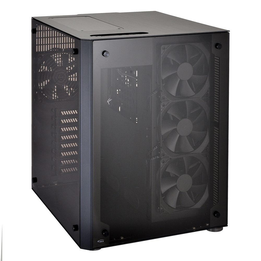 lianli pc-8 パソコン Lian Li's Double-Wide PC-08 Chassis Features Tempered Glass Front