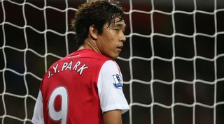 Park Chu-young of Arsenal (Photo by Catherine Ivill/AMA/Corbis via Getty Images)