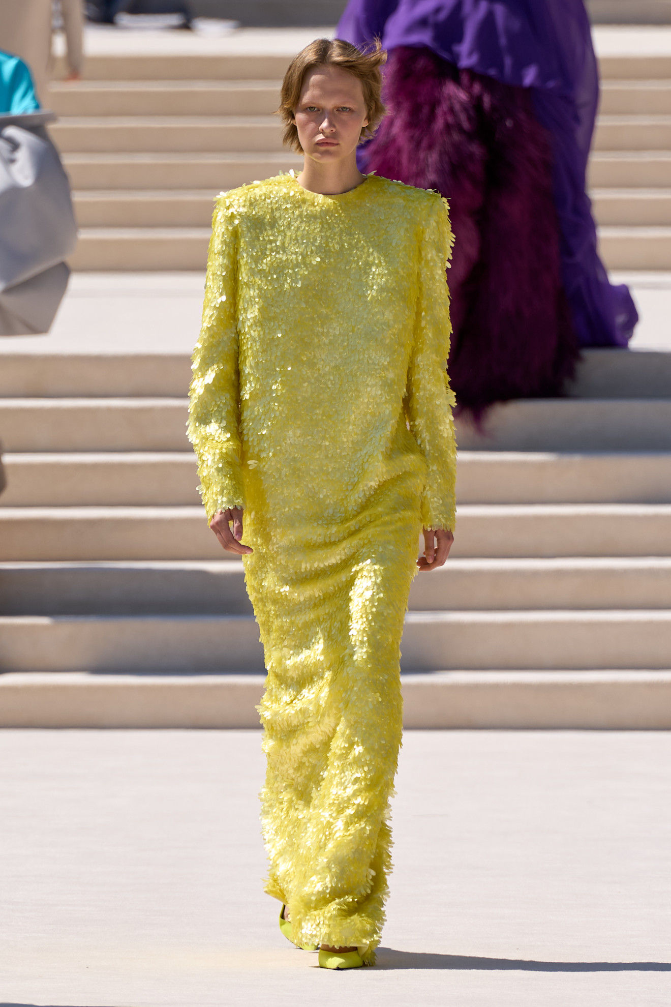 An image of the Jean Paul Gaultier FW26 Haute Couture runway.
