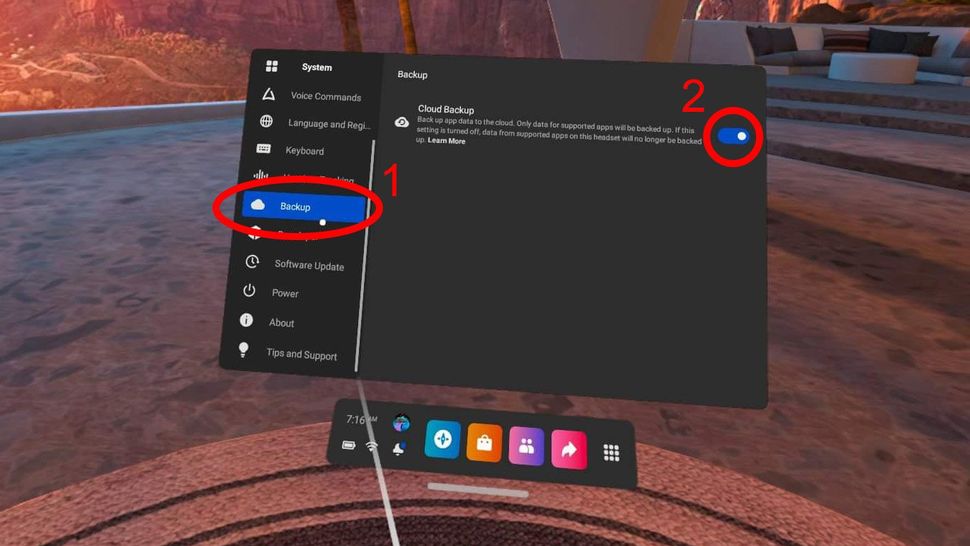 How to enable cloud save backup on Oculus Quest 2 (and how they work