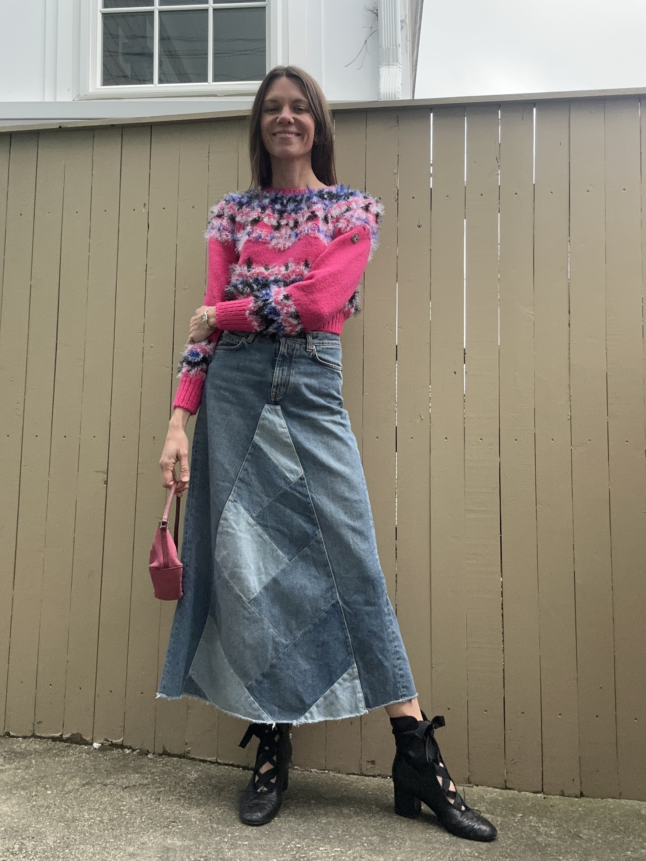 Julia Gall wearing New Year's Eve outfits