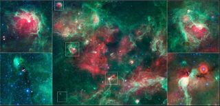 Cygnus X star-forming region
