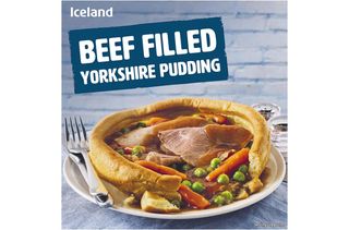 iceland giant beef filled yorkshire pudding