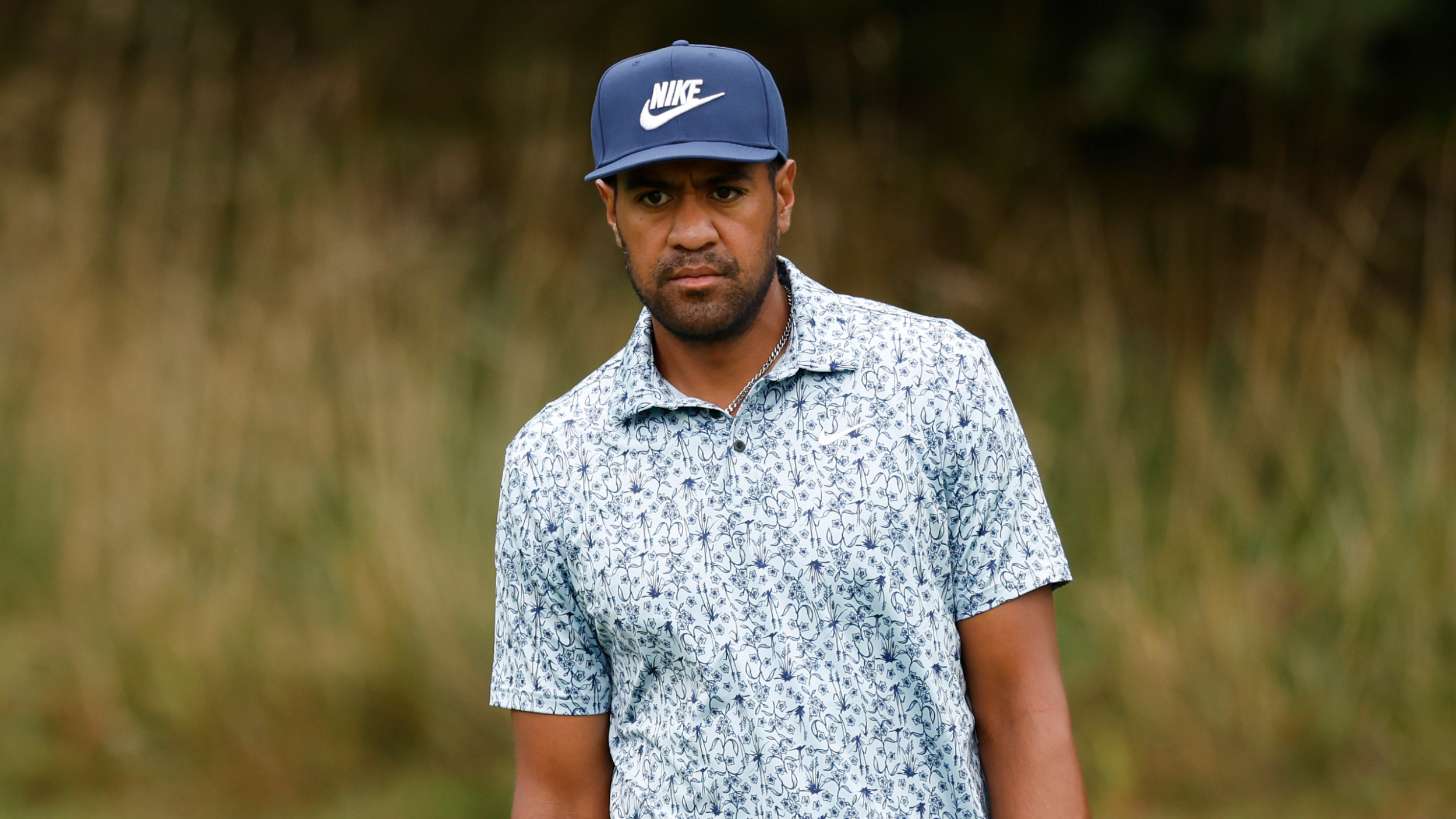 Tony Finau at the Wyndham Championship