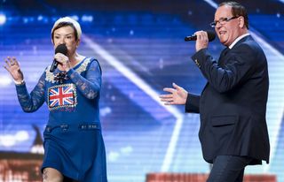 Married couple Ian and Anne Marshall sang Beyoncé's Crazy In Love to show how they feel about each other. And David Walliams hit the Golden Buzzer to show how he felt about them.