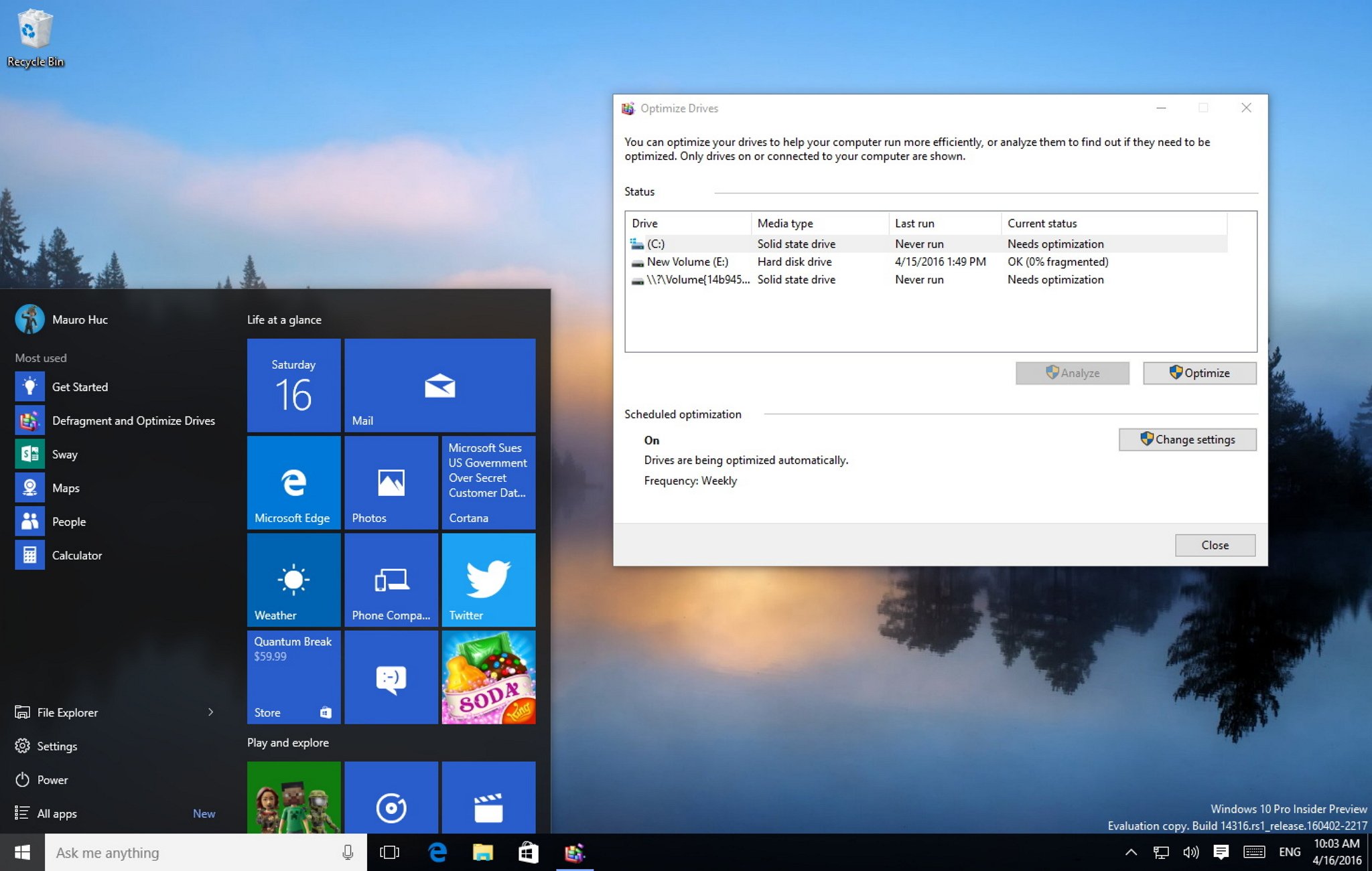 plisseret Følelse Sædvanlig How to defragment your PC's hard drive on Windows 10 | Windows Central