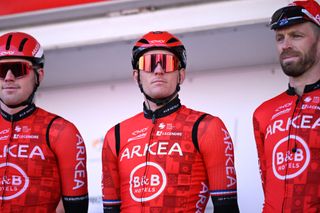 Arnaud Démare (c) will be a key rider to watch again at Arkéa in 2025