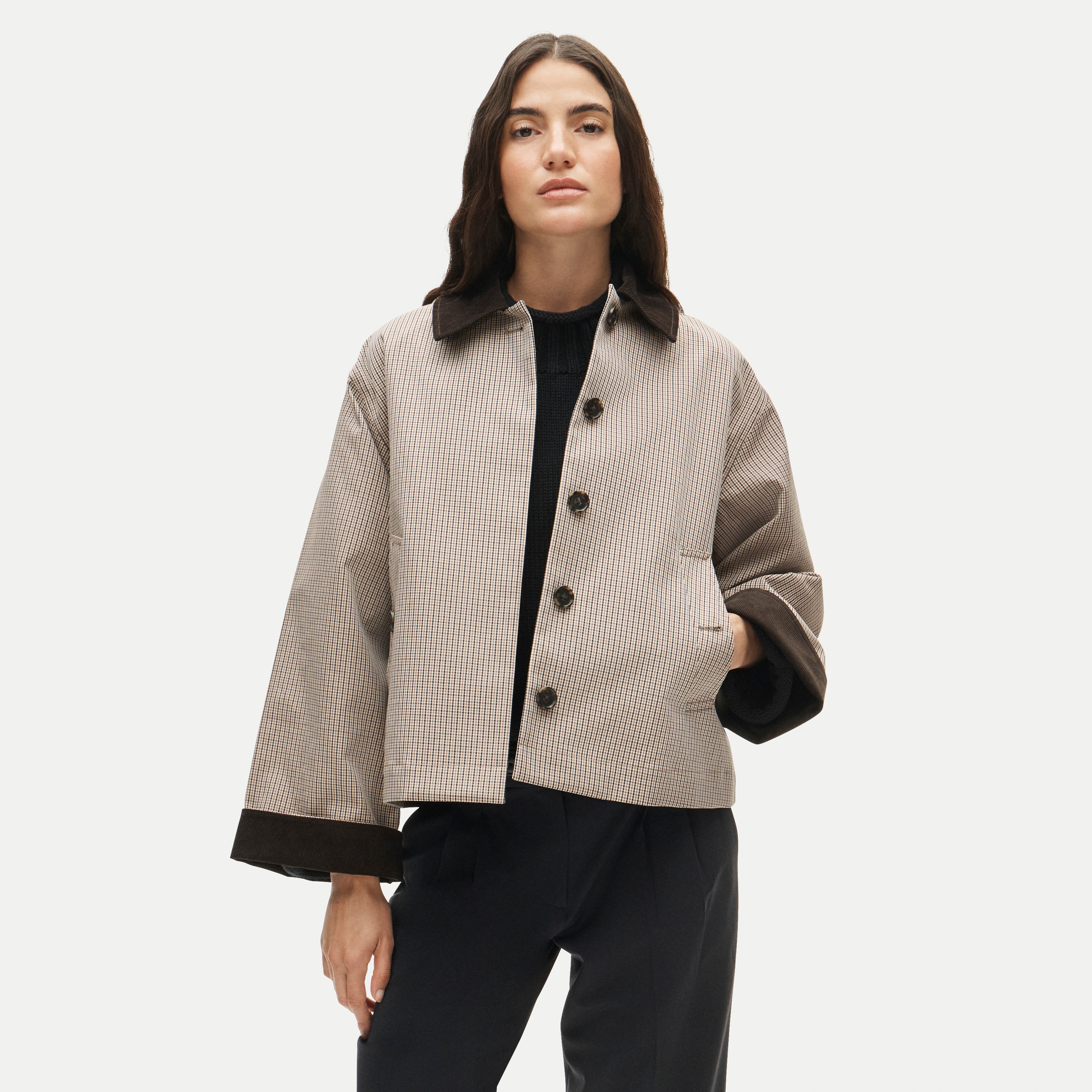 2026 Barn Jacket&amp;trade; in Plaid Double-Faced Cotton